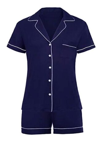 Navy short summer pj set