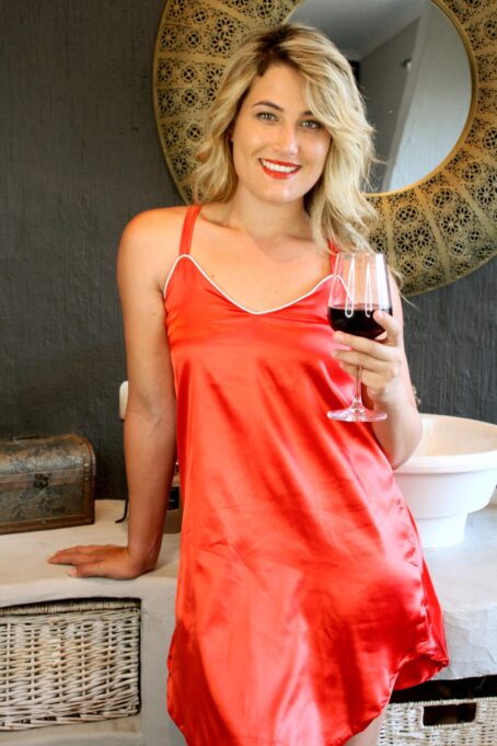Ruby Strappy Nightie and Gown Combo - Image 5