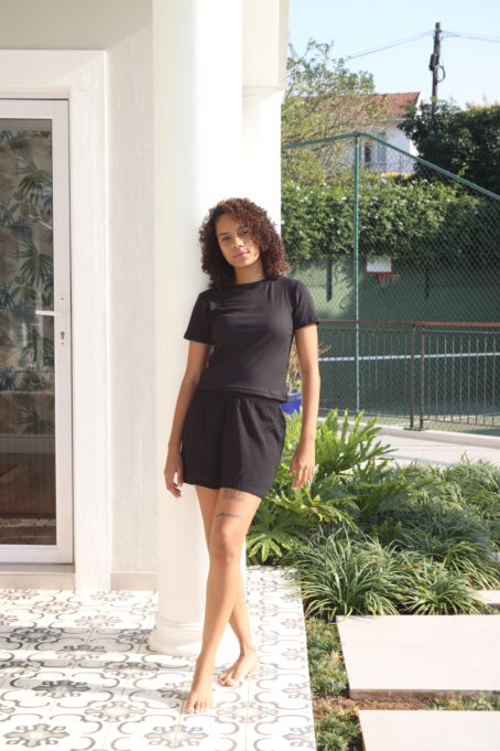 Sleep Shorts- Black - Image 2