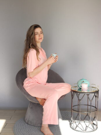 Pink Berry Summer Short top long pants Pj - clearance item
