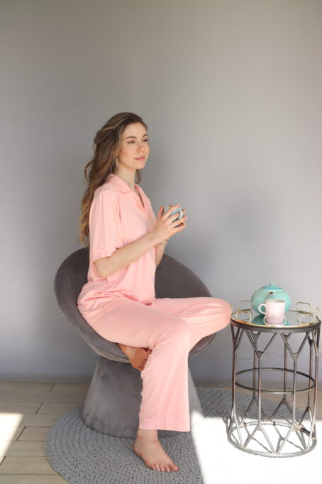 Pink Berry Summer Short top long pants Pj - clearance item - Image 3
