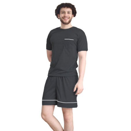 Black Men Summer PJ Set