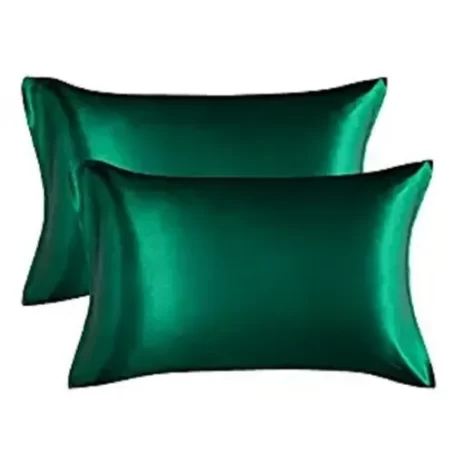Emerald Green Satin Pillow Cases