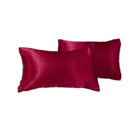 Red Satin Pillow Cases