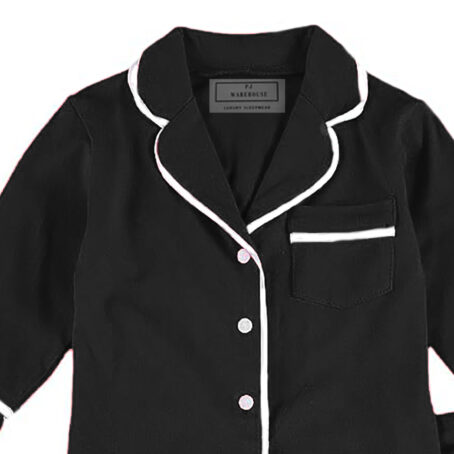 Kids Black Winter Pj - Image 3