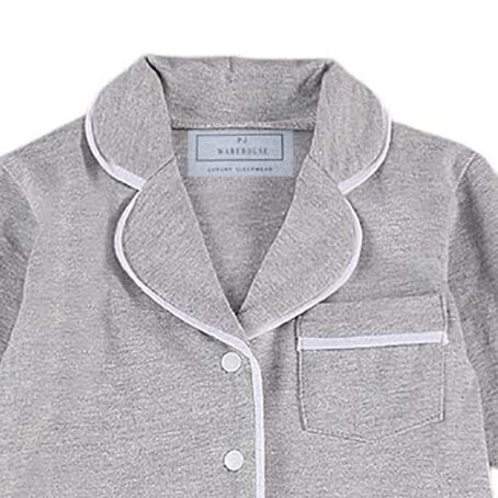 Kids Grey Winter Pj - Image 4