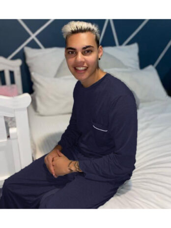 Mens Winter Pj- Navy