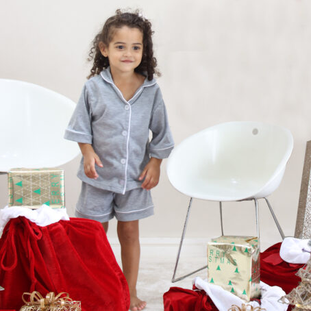 Kids & Babys Melange Grey Summer pj