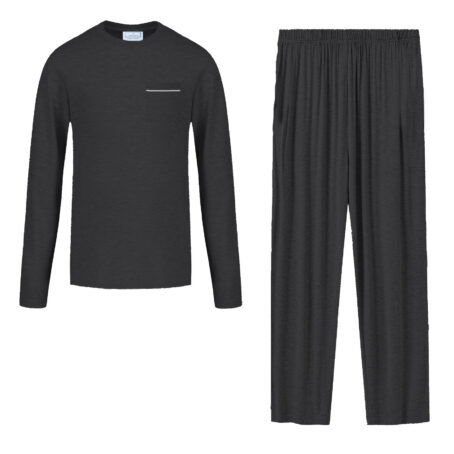 Mens Winter Pj- Black - Image 3