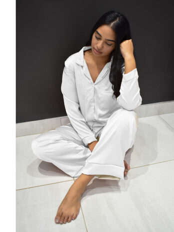 White Winter Pj set