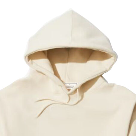 PJ Warehouse Oversized Hoodie- Ivory - Image 3