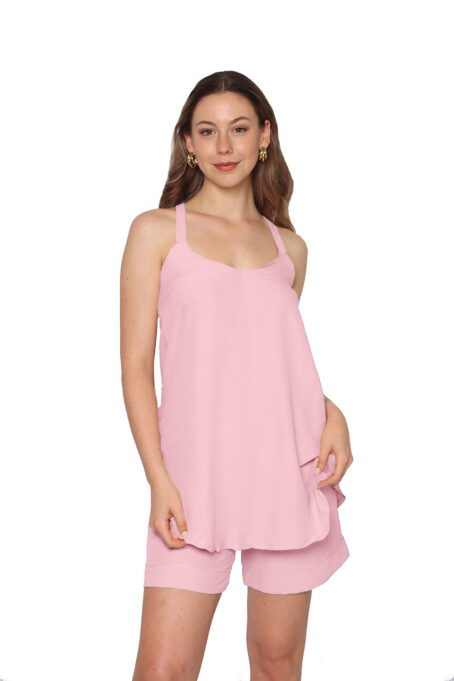 Cherry Blossom Airflow Strappy Top and Shorts
