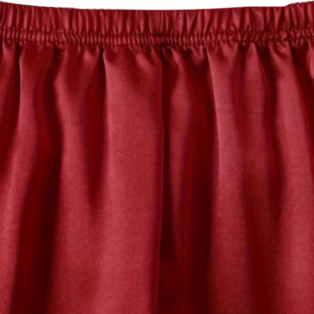PJ Warehouse Ruby Red Satin Winter Pj with White Piping - Image 5