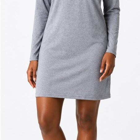 PJ Warehouse Women's Grey Long Sleeve Nightie - Image 4