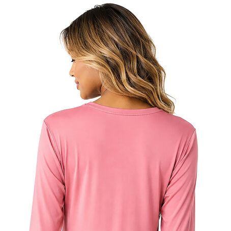 PJ Warehouse Women's Pink Long Sleeve Nightie - Image 4
