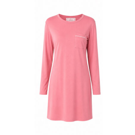 PJ Warehouse Women's Pink Long Sleeve Nightie - Image 5
