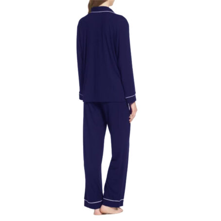 PJ Warehouse Navy Winter Pyjamas & Sleeping Bra Set - Image 3