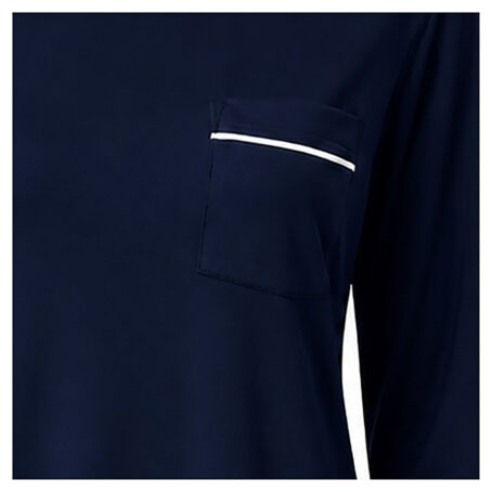 PJ Warehouse Women's Navy Long Sleeve Nightie - Image 4