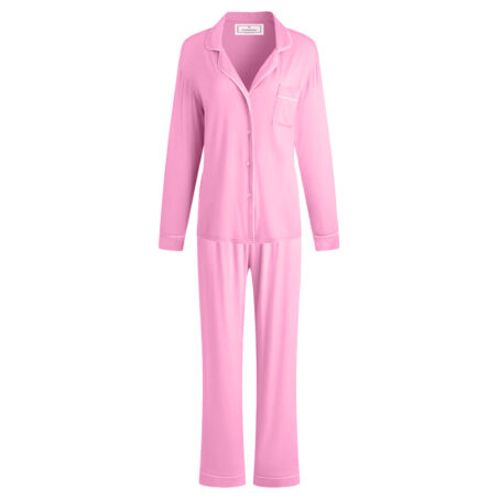 PJ Warehouse Pink Winter Pyjamas & Sleeping Bra Set - Image 4