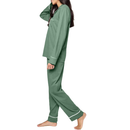 PJ Warehouse Sage Winter Pyjamas & Sleeping Bra Set - Image 3