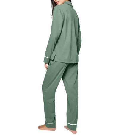 PJ Warehouse Sage Winter Pyjamas & Sleeping Bra Set - Image 4