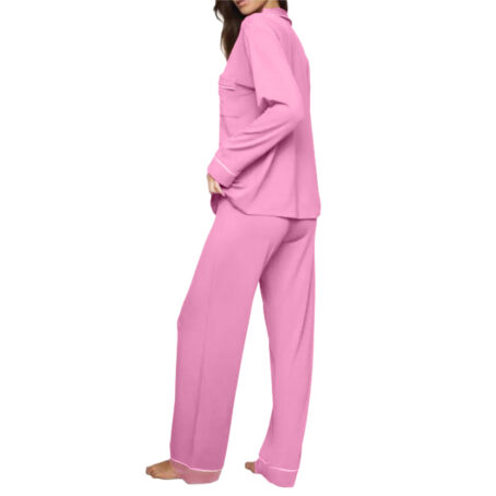PJ Warehouse Pink Winter Pyjamas & Sleeping Bra Set - Image 3