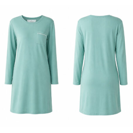 PJ Warehouse Women's Sage Long Sleeve Nightie - Image 5